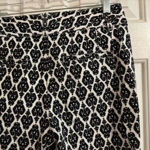 White House Black Market pattern ankle pants